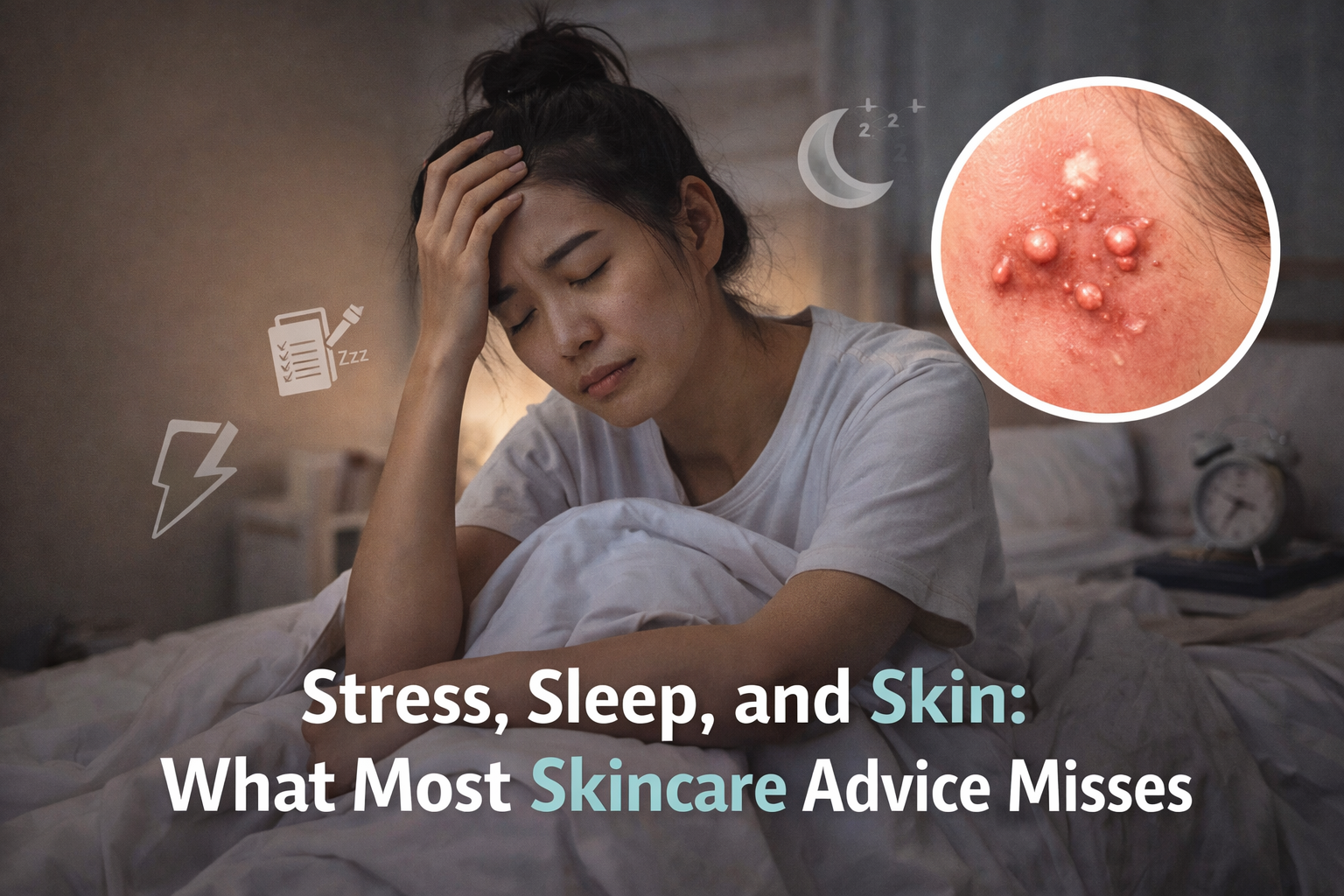 Stress, Sleep, and Skin: What Most Skincare Advice Misses