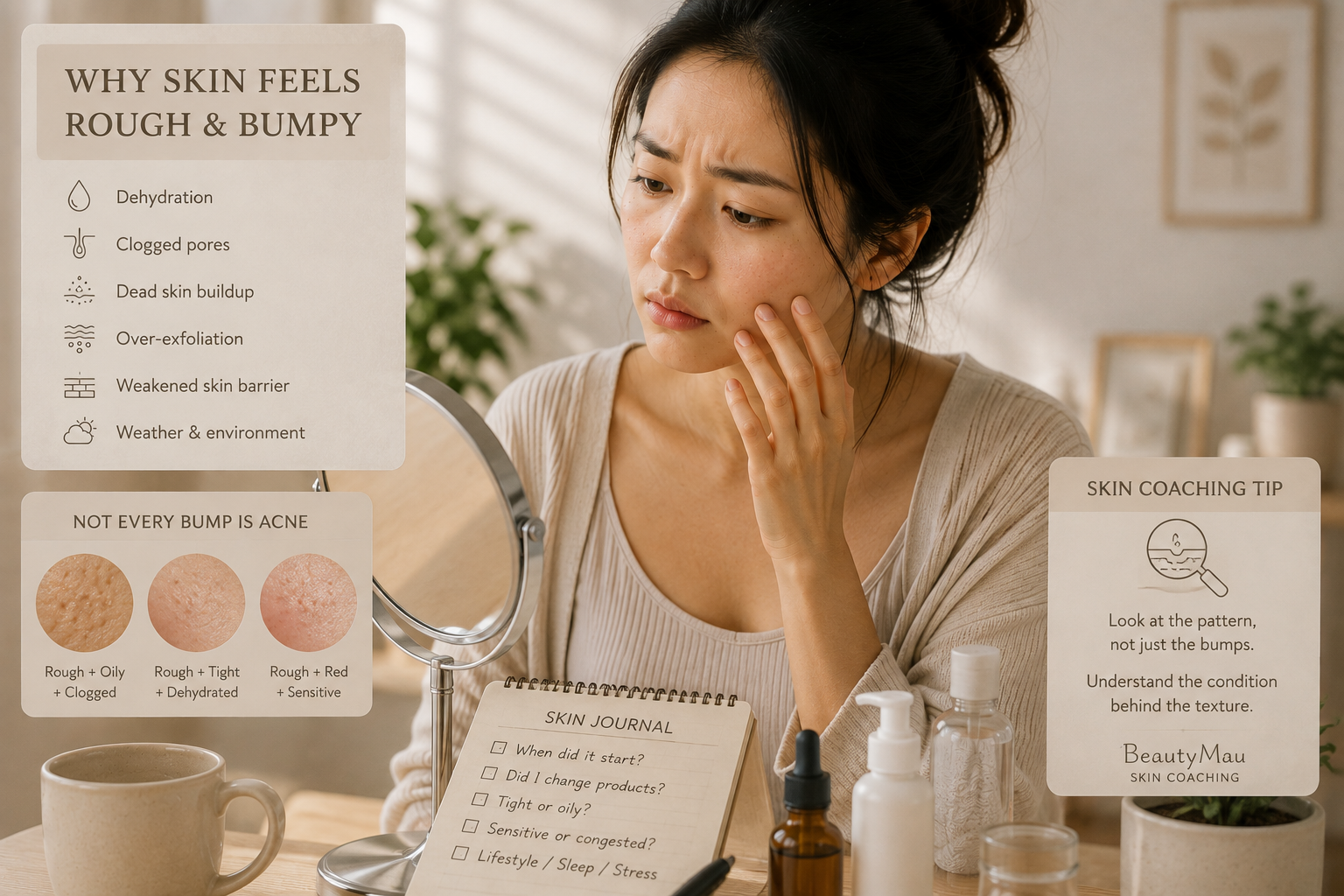 Why Does Your Skin Suddenly Feel Rough and Bumpy?